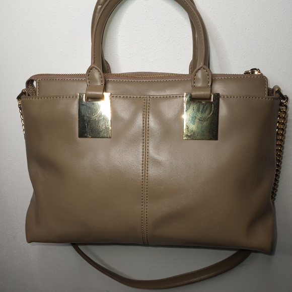 Vince camuto tan leather Keena satchel bag - Picture 2 of 12
